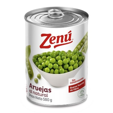 Arvejas Lata Zenú 580 Gr Arvejas Zenú 580 g