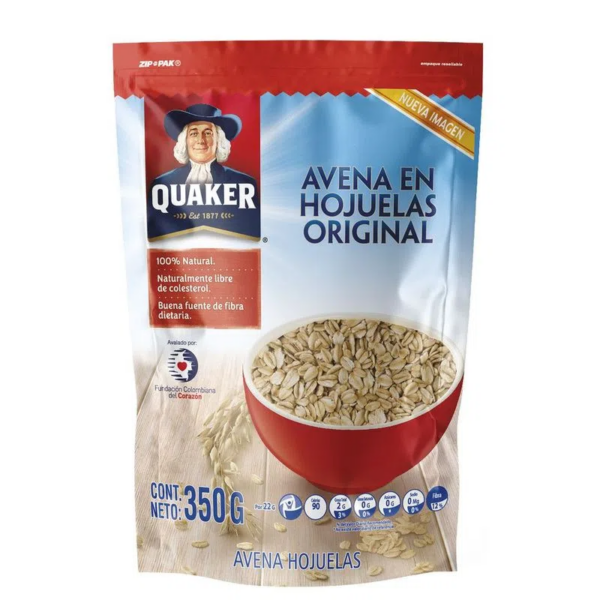 Avena QUAKER En Hojuelas Original 350 g
