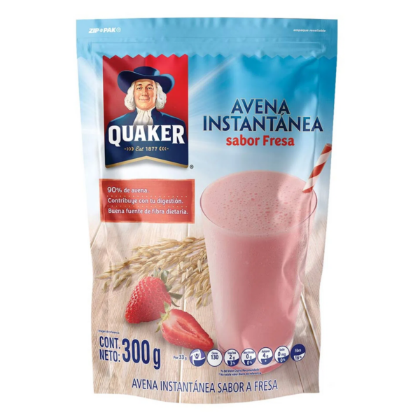 Avena Quaker Instantánea Fresa 300 g