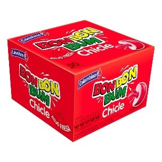 Bon Bon Bum Chicle Fresa x50und x205g 1 Bon Bon Bum Chicle Fresa x50und x205g