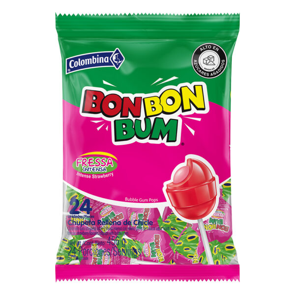 Bon Bon Bum Fresa Intensa 456 g 1 Bon Bon Bum Fresa Intensa 456 g