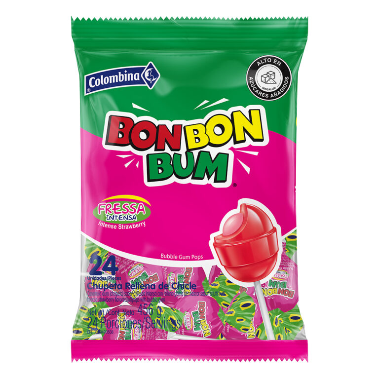 Bon Bon Bum Fresa Intensa 456 g 1 Bon Bon Bum Fresa Intensa 456 g