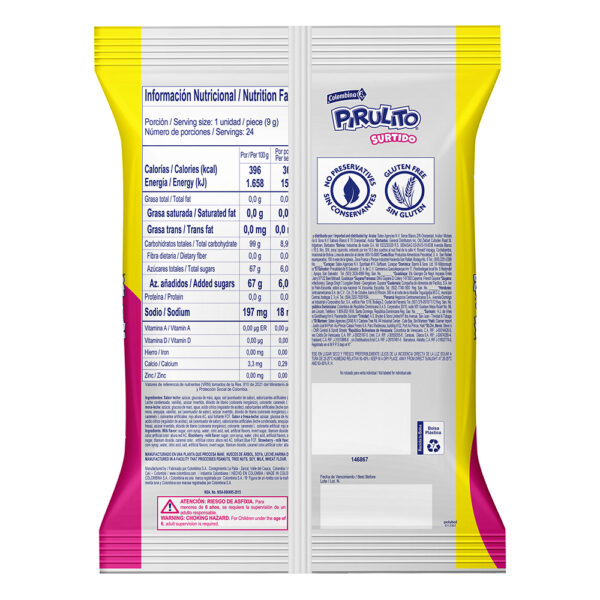 Bon Bon Bum Pirulito Surtido x 24 und x216g 2 Bon Bon Bum Pirulito Surtido x 24 und x216g