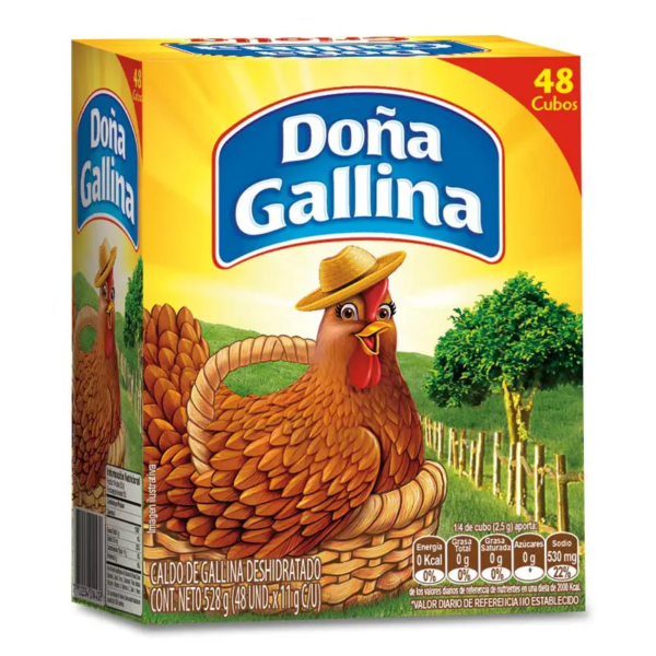 Caldo Doña Gallina 48 Und 504 g