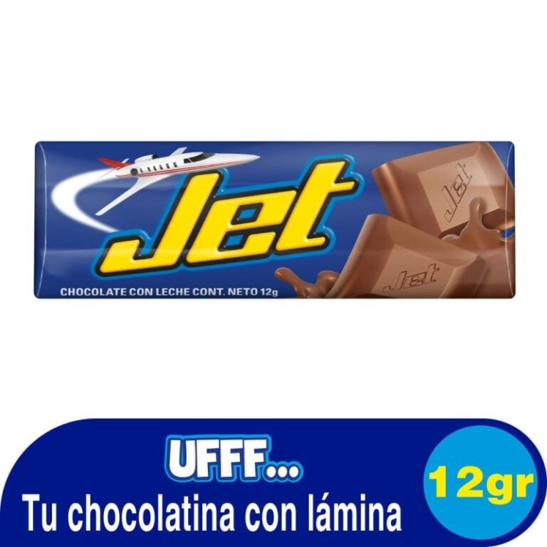 Chocolatina Jet pequeña x 12 gr Chocolatina Jet pequeña 12 gr