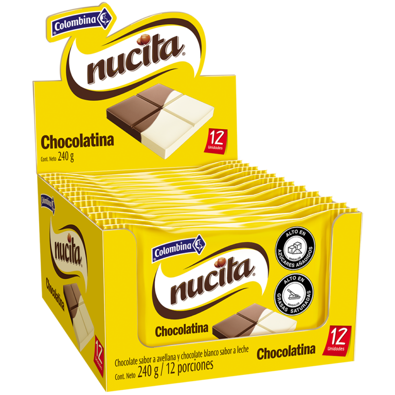 Chocolatina Nucita 12 Und 20 g Chocolatina Nucita 12 Und 20 g