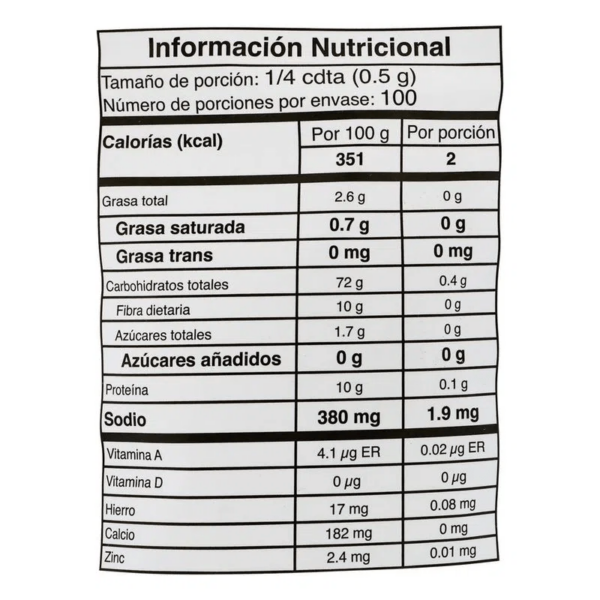Condimento Completo Naturey El Rey 50 g