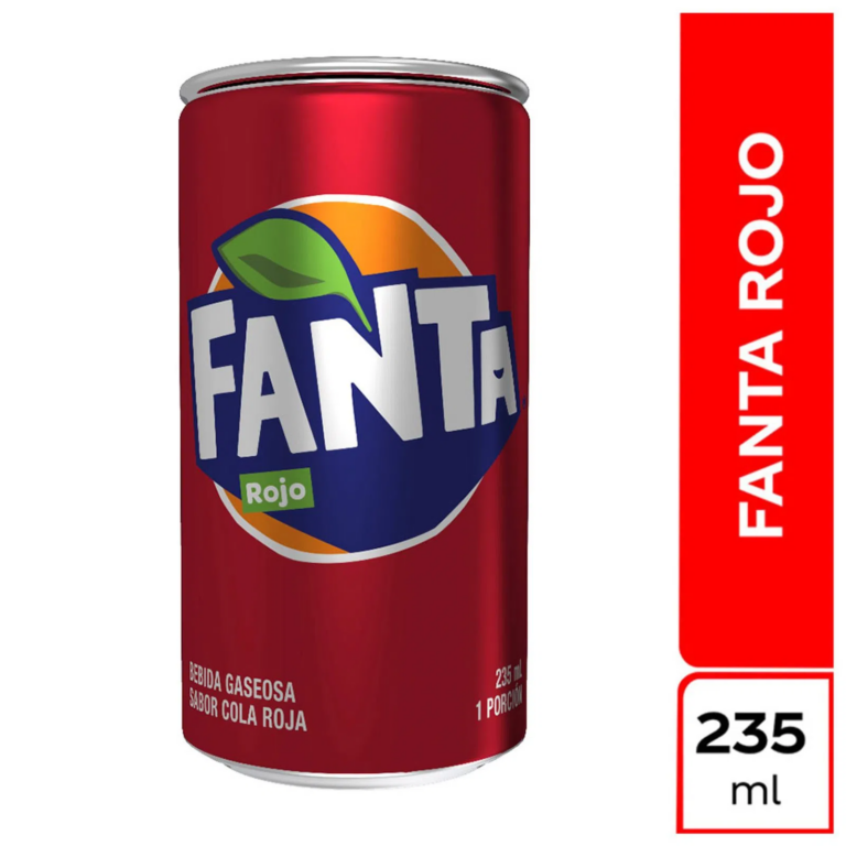 Gaseosa Fanta Rojo Lata 235 ml