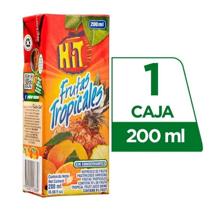 Jugo Hít Frutas Tropicales 200 ml Jugo Hít Frutas Tropicales 200 ml