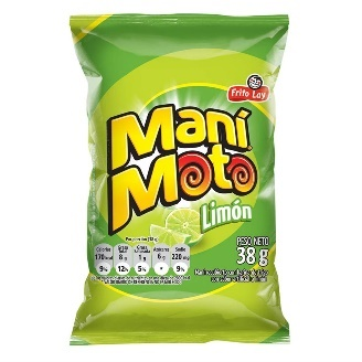 Mani Moto Limón 38 g Mani Moto Limón 38g, 12 Unidades