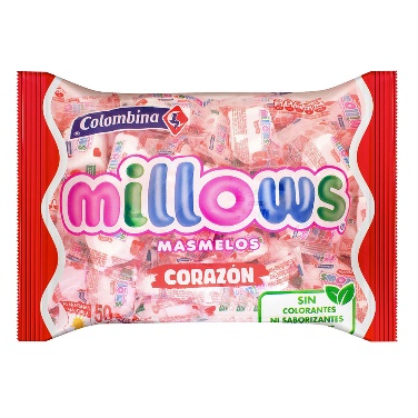 Masmelos Millows Corazón 50 und 250 g Masmelos Millows Corazón 50 und 250 g