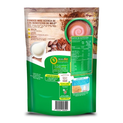 Modificador de Leche MILO ZIpper 500 g