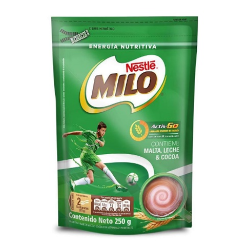 Modificador de Leche MILO Zipper 250 g