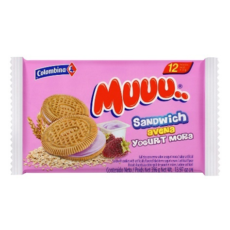 Muuu Cremada Yogurt Mora 396 g Muuu Cremada Yogurt Mora 396 g