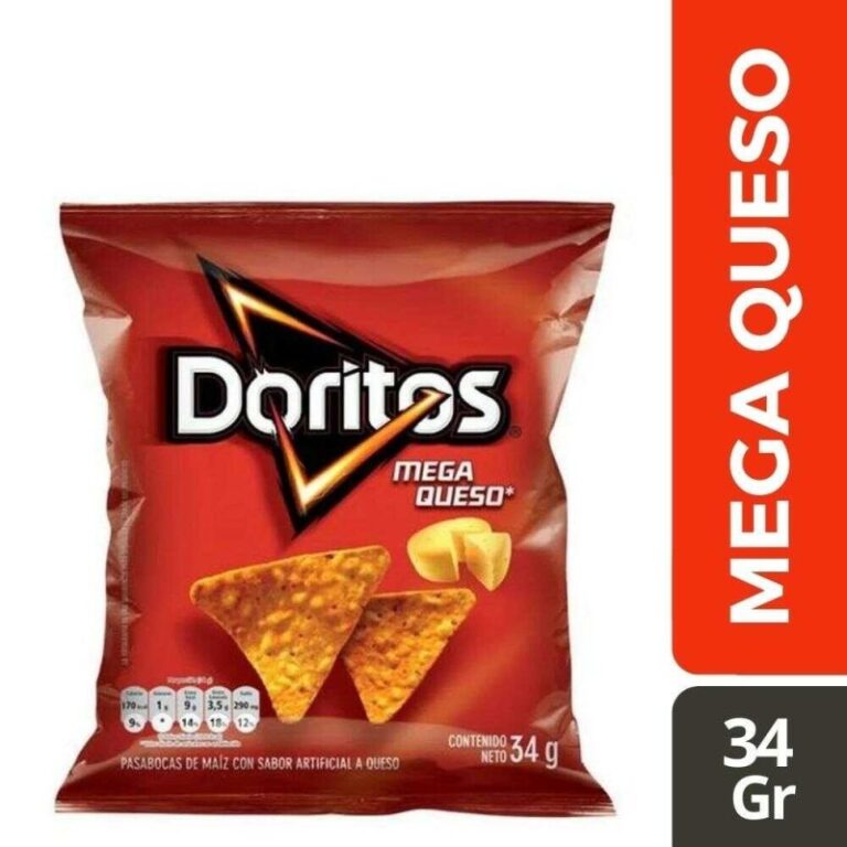 Pasabocas Doritos Mega Queso 34 g Pasabocas Doritos Mega Queso 34 g