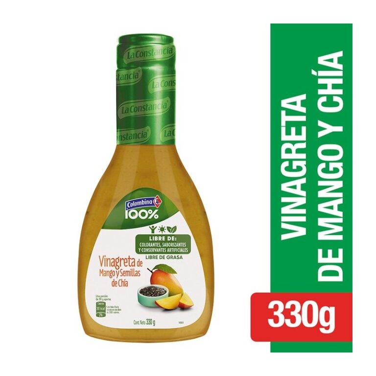 Salsa Vinagre La Constancia Mango Chia 320 g