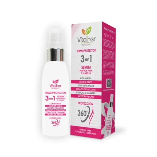 Vitalher Termoprotector 3 en 1 Serum Perfume Cabello
