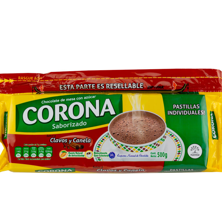Chocolate CORONA Clavos Y Canela  500 g