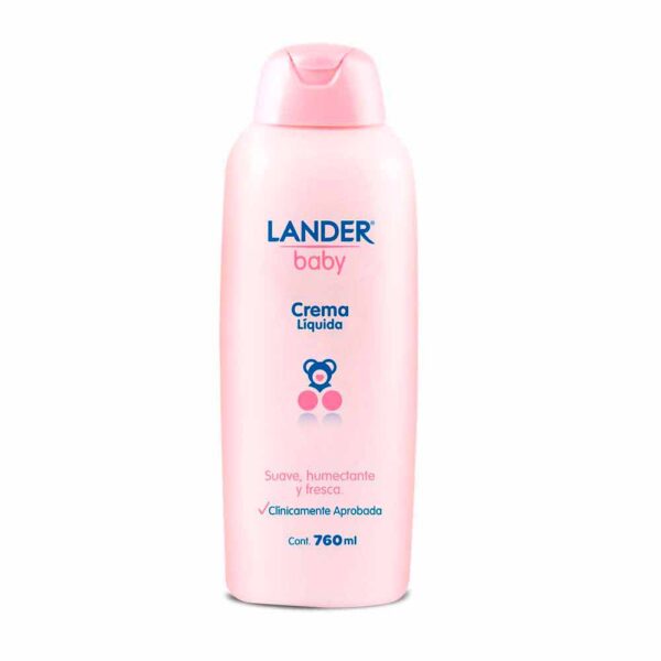 Crema Corporal Lander Baby Líquida 760 ml