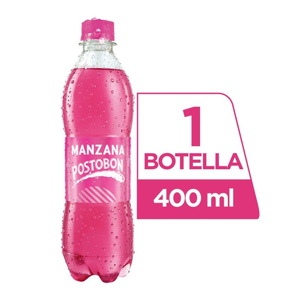 Gaseosa Postobon Manzana 400 ml Pet