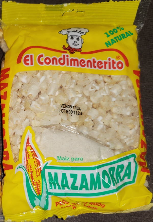 Mazamorra El Condimenterito Blanca 400 g