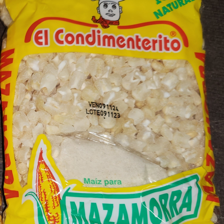 Mazamora blanca Mazamorra El Condimenterito Blanca 400 g