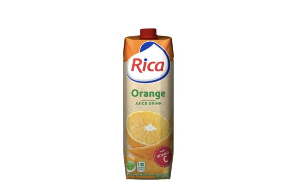 Rica Orange Juice 1 litro, 12 unidades