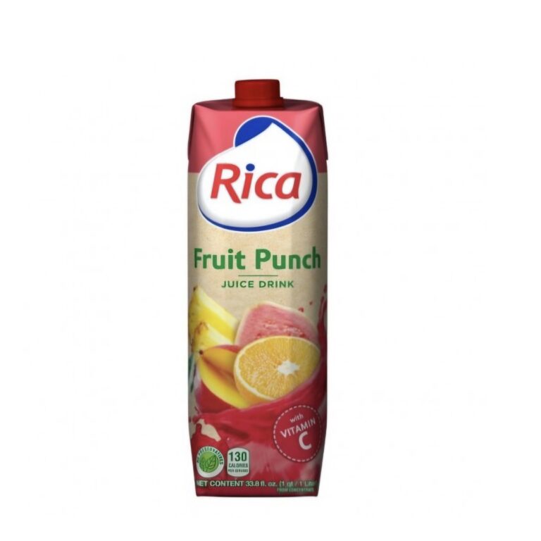Rica Fruit Punch 1 litro, 12 unidades