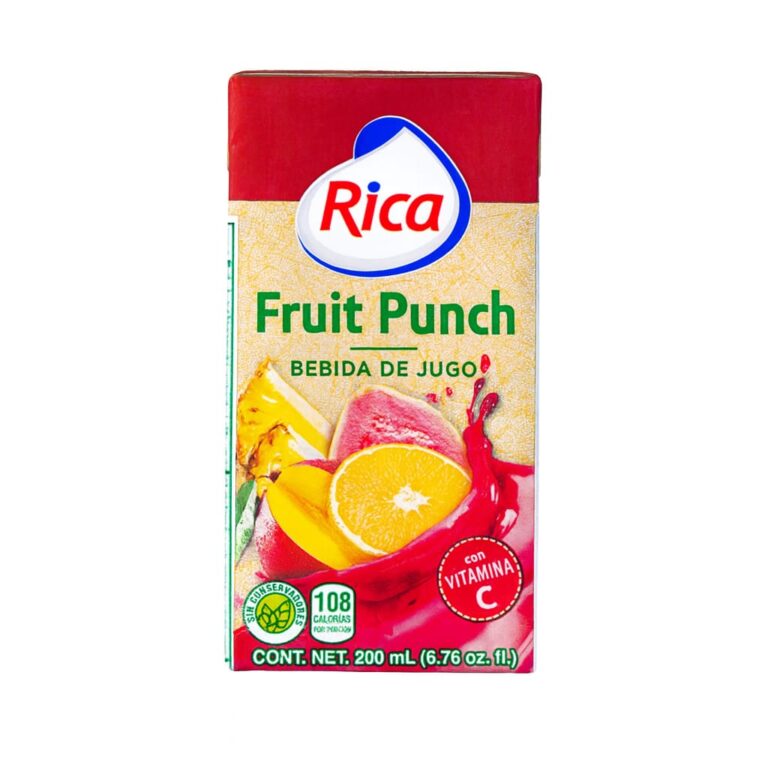 Rica Fruit Punch 200ml, 24 unidades