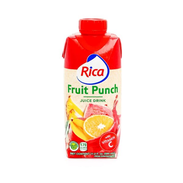 Rica Fruit Punch 330ml, 18 unidades